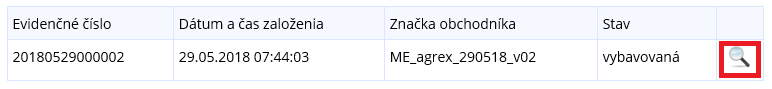 Obrázok: Výber detailu ZOT