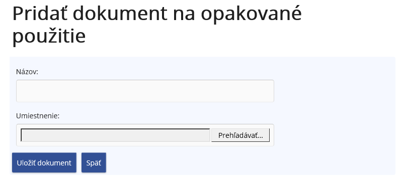 Obrázok:Pridanie nového dokumentu Obrázok:Pridanie nového dokumentu