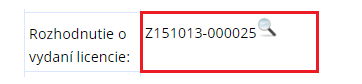 Obrázok: Zobrazenie rozhodnutia Obrázok: Zobrazenie rozhodnutia