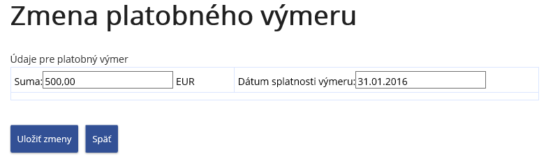 Obrázok: Zmena výmeru Obrázok: Zmena výmeru